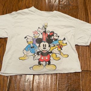 MICKEY AND FRIENDS/ TEE SHIRT/ CROPPED